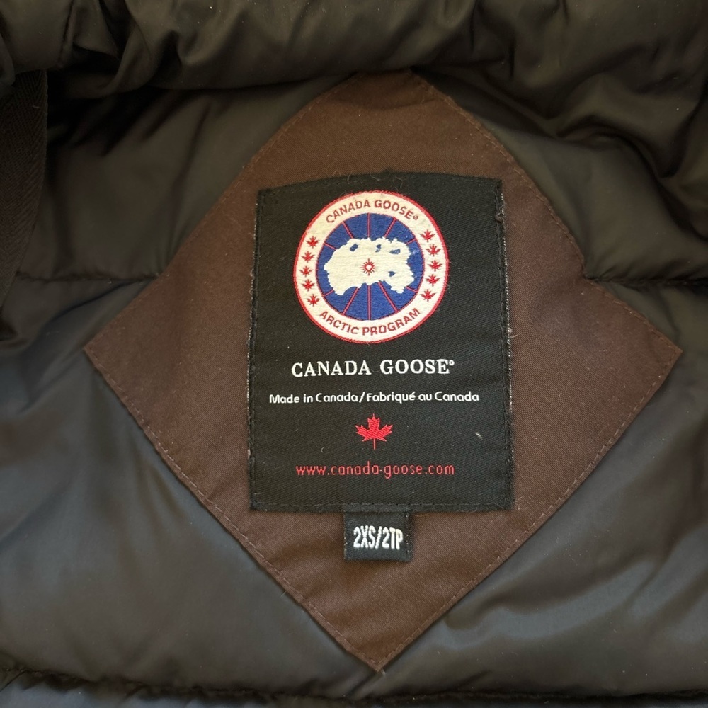 Canada Goose Women’s Brown Kensington Down Jacket Size XXS - Picture 13 of 16